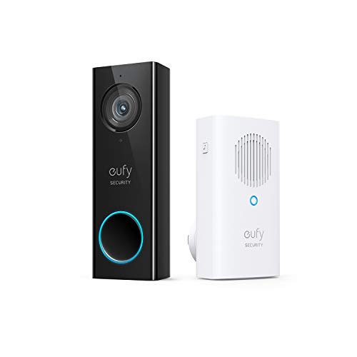 eufy Security, Wi-Fi Doorbell Camera, 2K Resolution, No Monthly Fees,...