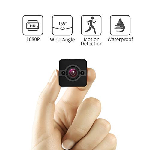 Mini Spy Camera Hidden Cam, Waterproof 1080P Full HD Cameras with...