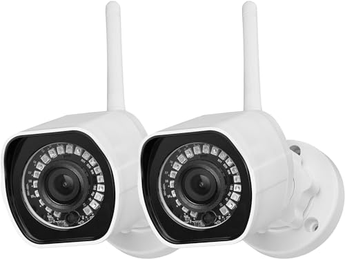 Zmodo Outdoor Security Camera Wireless (2 Pack), 1080p Full HD Home...