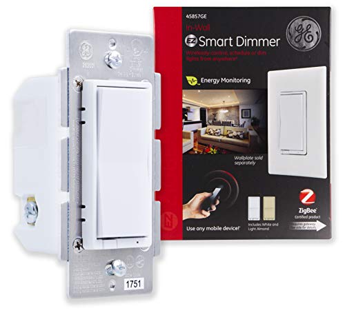 GE Zigbee Smart Dimmer In-Wall Lighting Control, Neutral Wire...